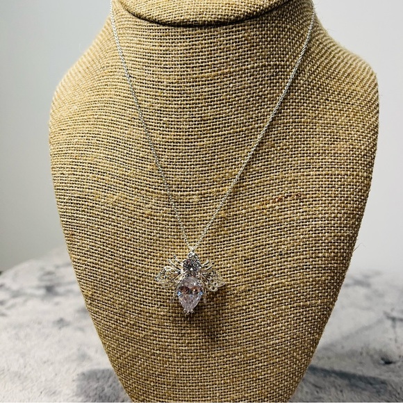 Joan Rivers Jewelry - Joan Rivers Crystal Hope Bee Pendant Necklace 16in